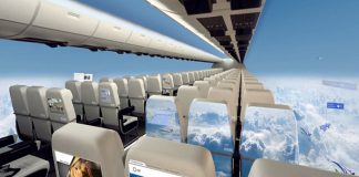 ¿Aviones sin ventanas? Así podrían ser las aeronaves del futuro.
